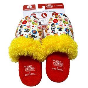 Cup Noodles x paul frank womens slippers size Small